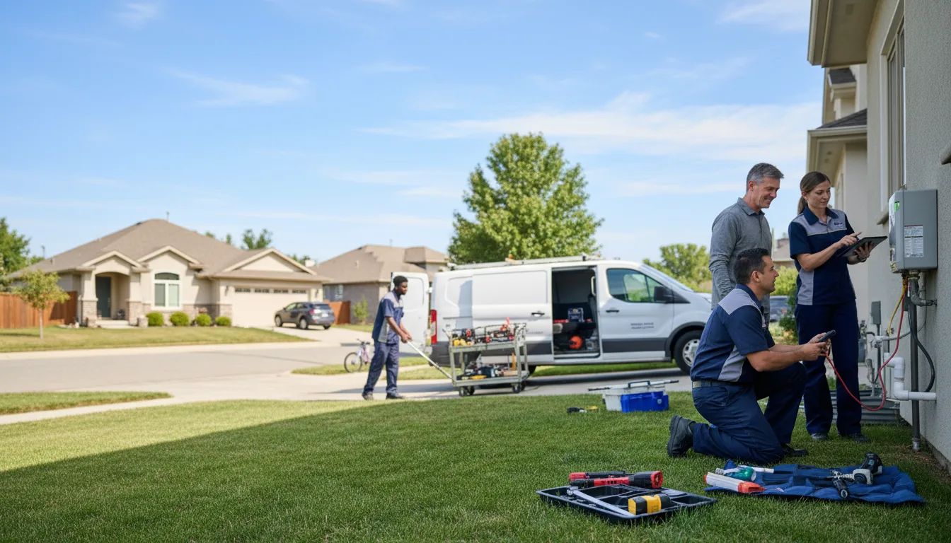 Tankless water heater service in Monroeville, PA
